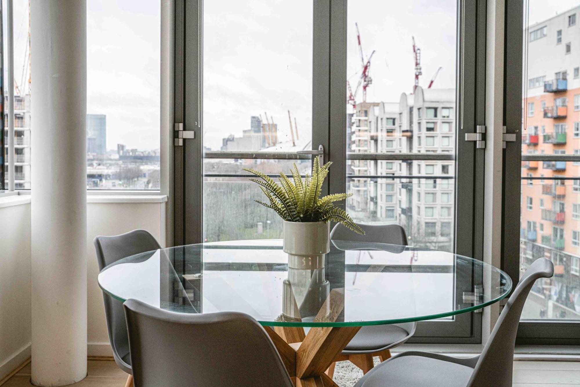 Beautiful Penthouse Apartment With Private Terrace In Greenwich Peninsula Londen Buitenkant foto
