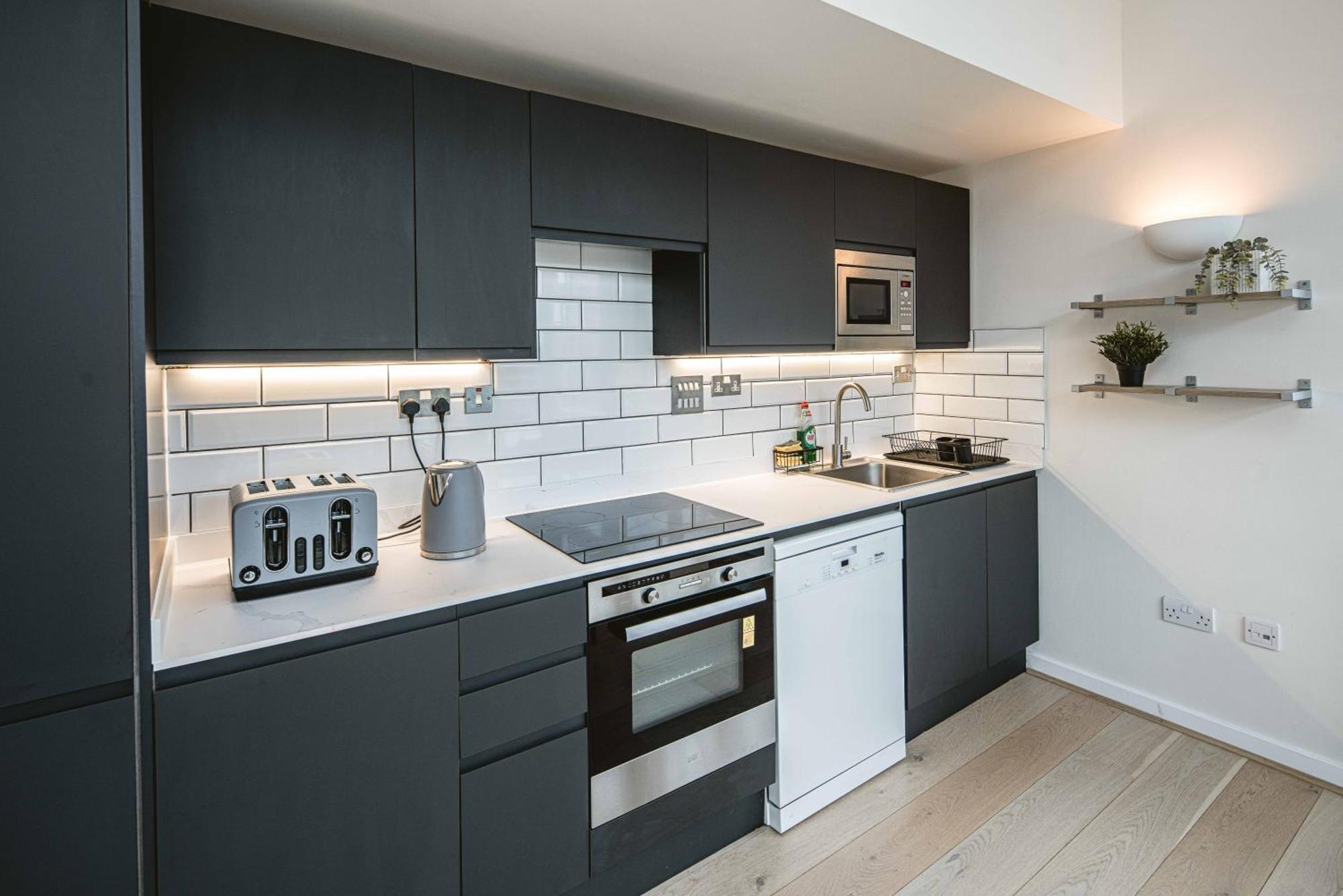 Beautiful Penthouse Apartment With Private Terrace In Greenwich Peninsula Londen Buitenkant foto